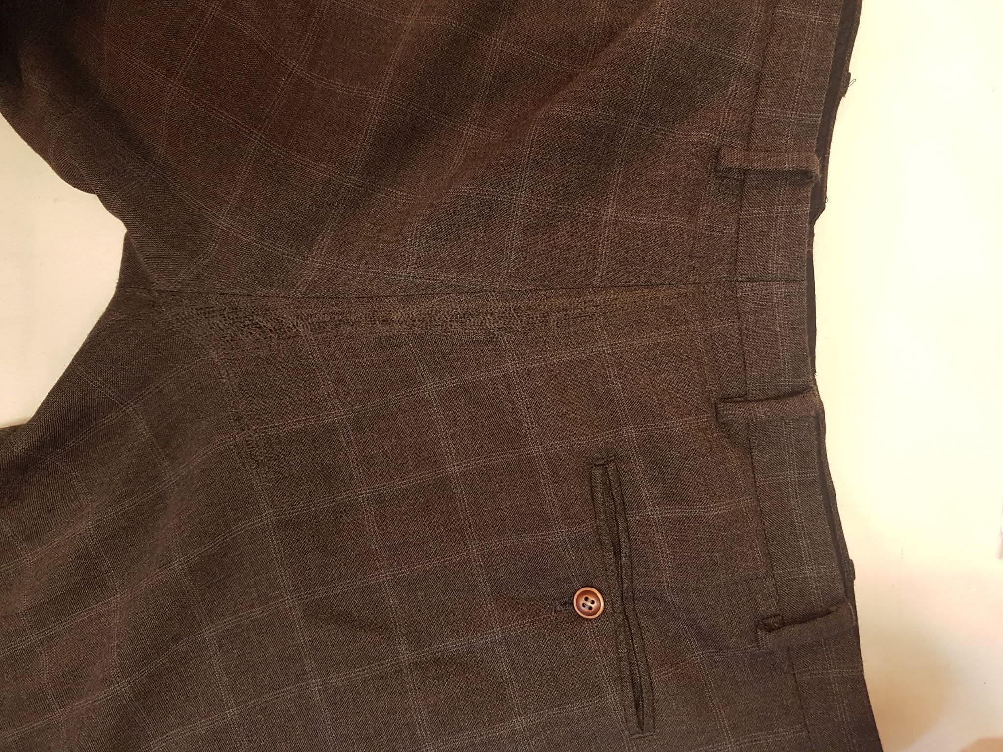 Jeans after alteration